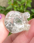 Sirius Quartz Crystal Puppy Carved by Leandro de Souza