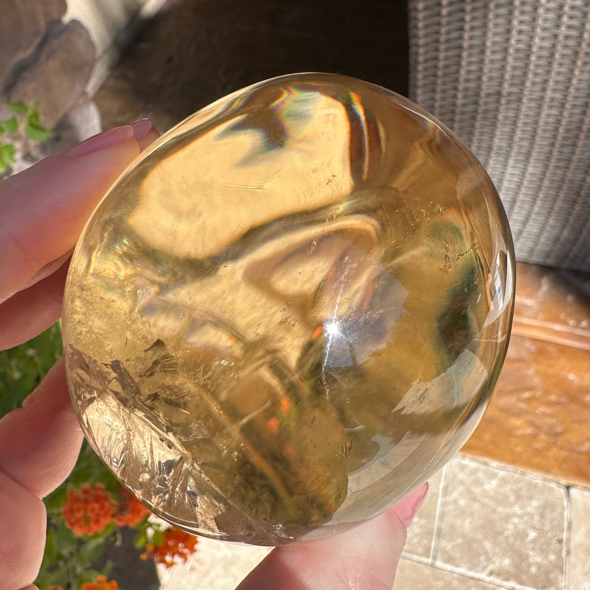 Ultra Clear Citrine Star Child Crystal Skull Carved by Leandro de Souza