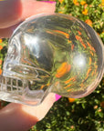 Ultra Clear Sirius Quartz Crystal Skull Carved by Leandro de Souza