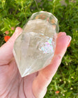 Rainbow Quartz Vogel Style Wand 12 Sided