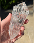 Rainbow Quartz Vogel Style Wand 12 Sided