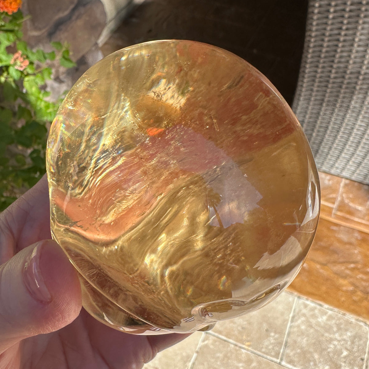 Ultra Clear Citrine Star Child Crystal Skull Carved by Leandro de Souza