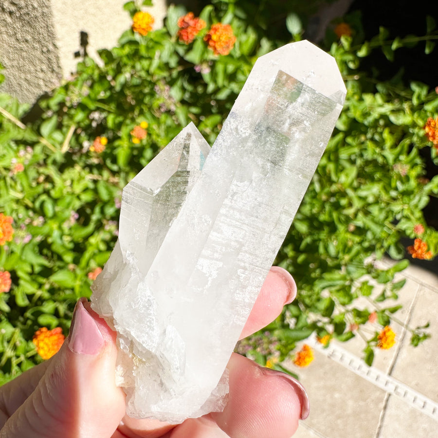 Arkansas Quartz Crystal Cluster Point - Collier Creek Mine