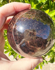 Large Star Garnet Sphere