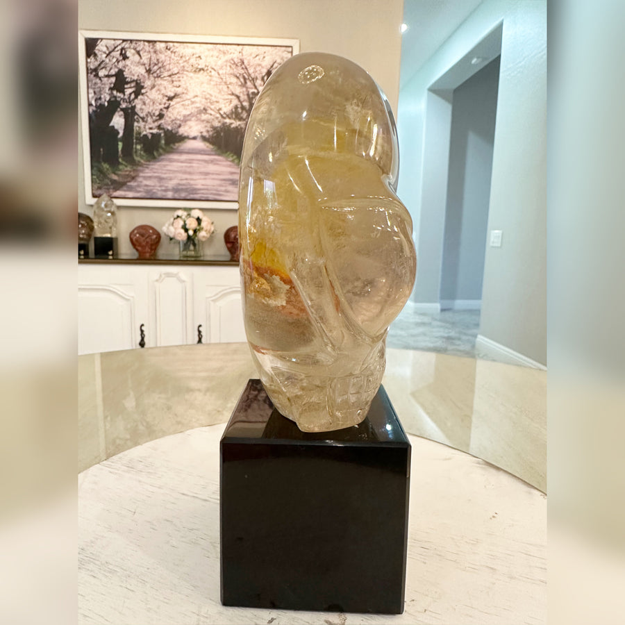Circle 100-1 Rutile Shaman Quartz Magical Child Master Crystal Skull Carved by Leandro de Souza