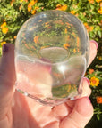 Ultra Clear Sirius Quartz Crystal Skull Carved by Leandro de Souza