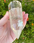 Rainbow Quartz Vogel Style Wand 12 Sided