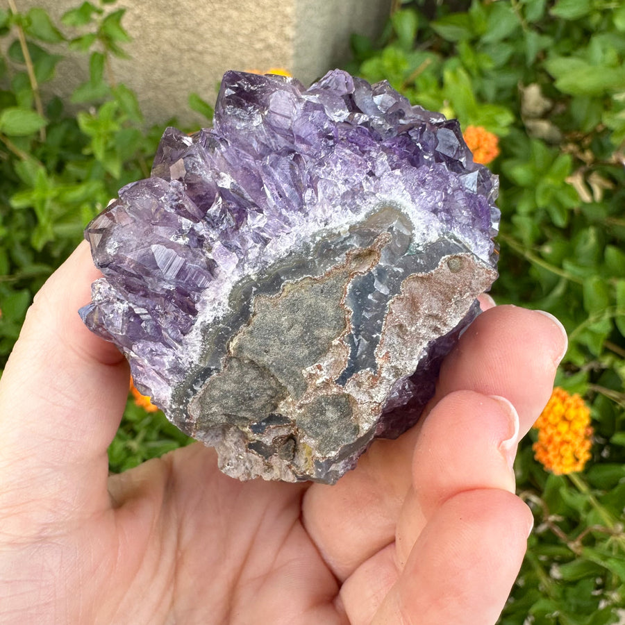 Amethyst Geode Raw Flower