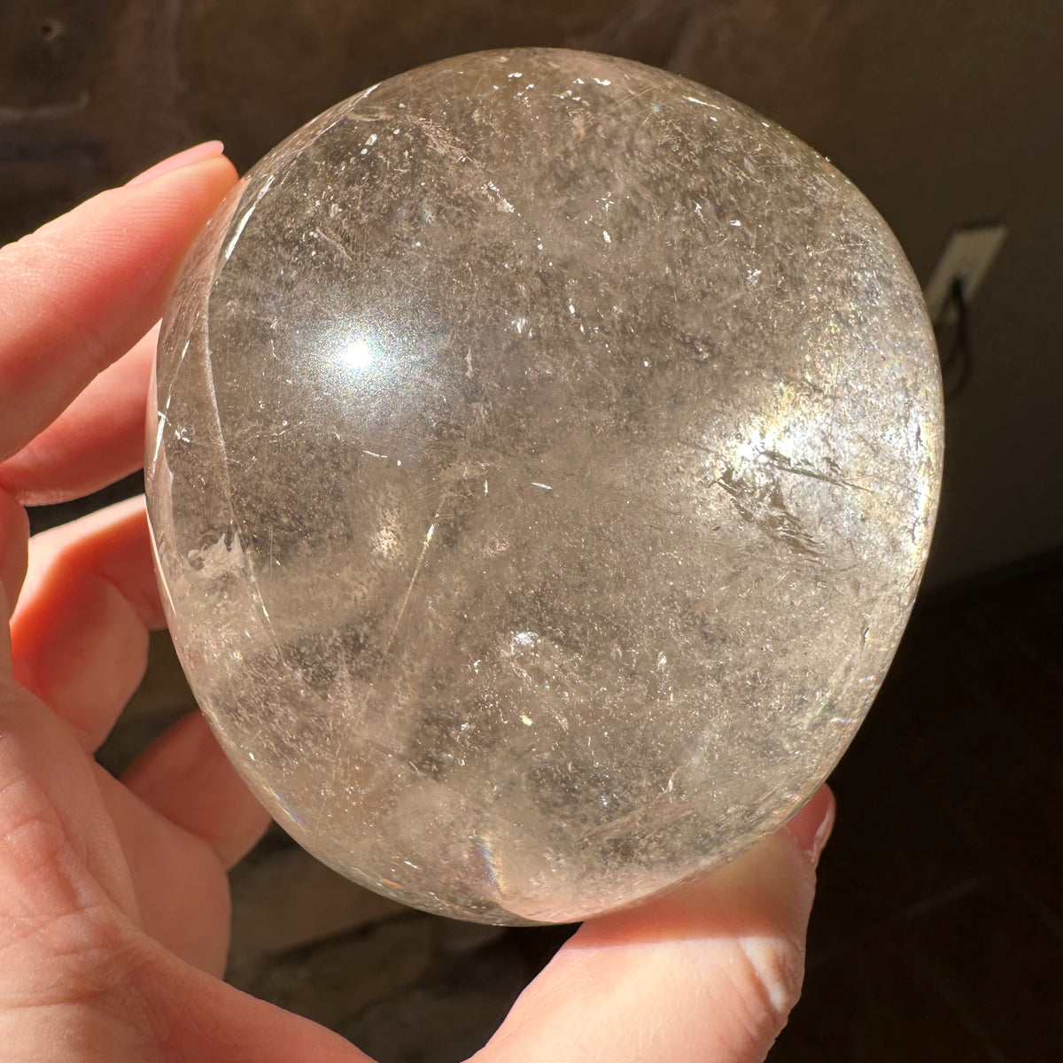 Golden Rutile Quartz Magical Child Crystal Skull Carved by Leandro de Souza