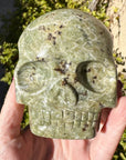 Triphilite Magical Child Crystal Skull Carved by Leandro de Souza