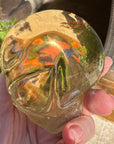 Ultra Clear Citrine Star Child Crystal Skull Carved by Leandro de Souza