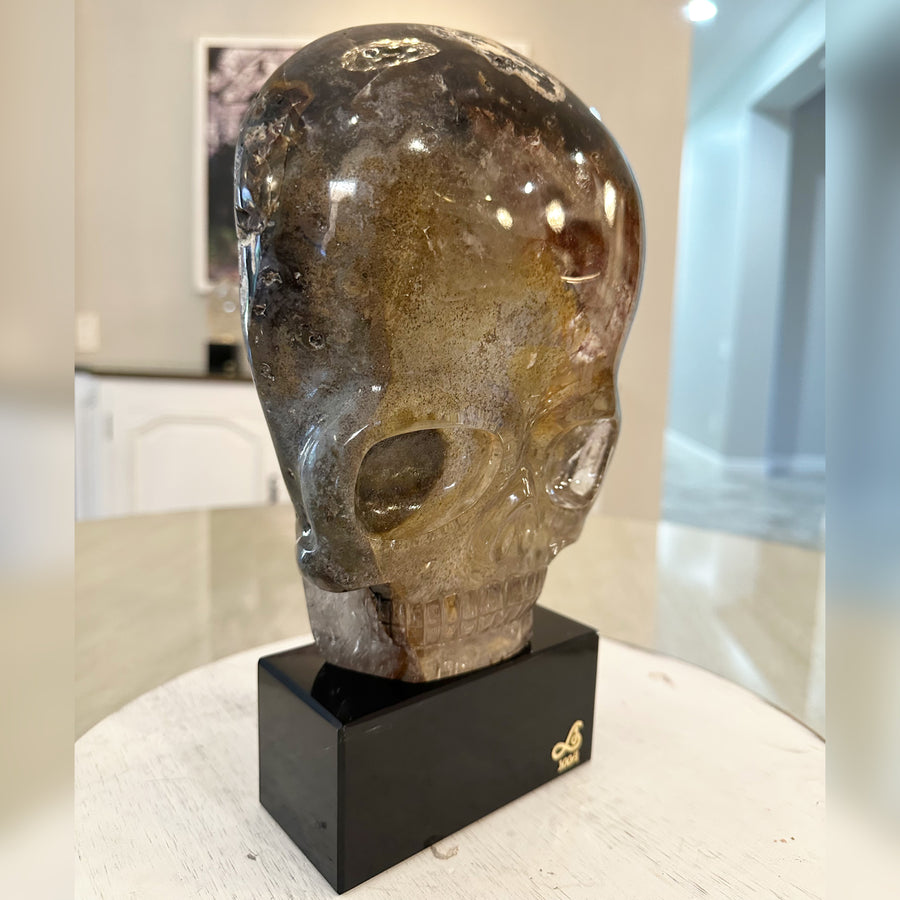 Circle 100-1 Shaman Quartz Magical Child Master Crystal Skull Carved by Leandro de Souza