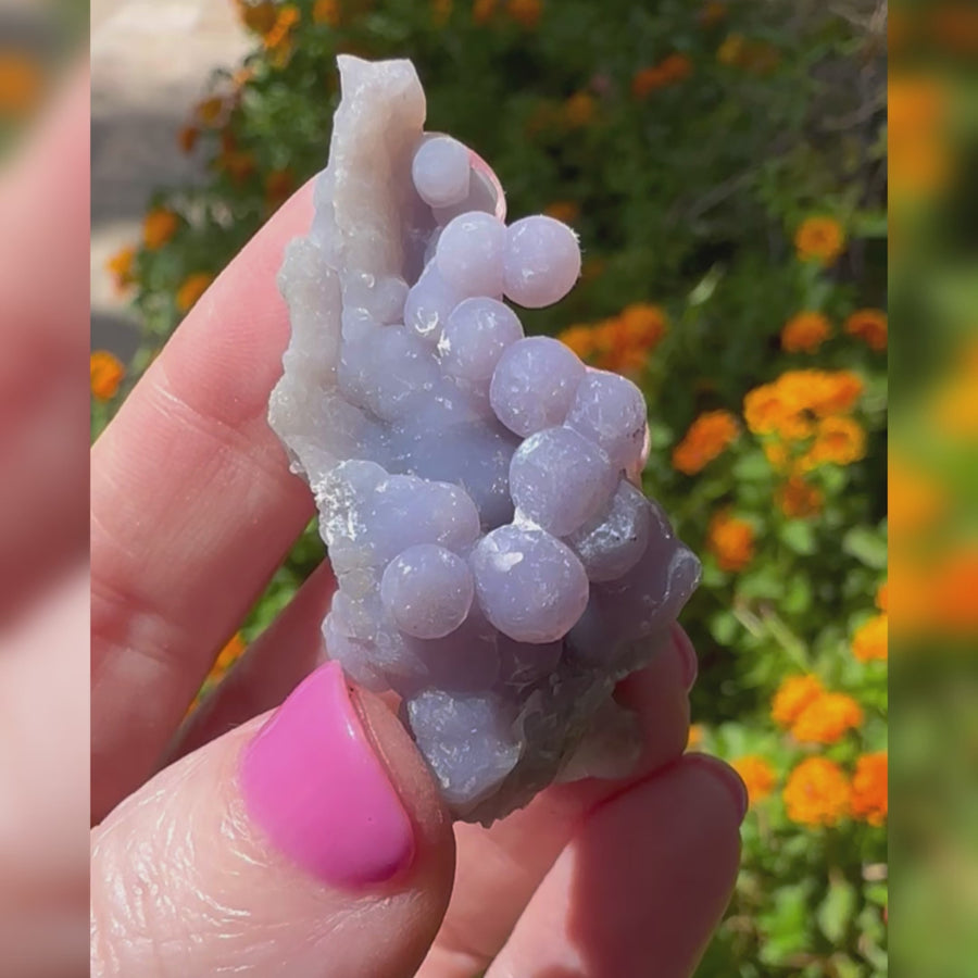 Grape Agate Cluster