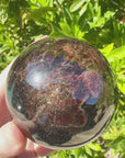 Large Star Garnet Sphere