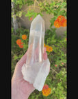 Lemurian Quartz Cluster Crystal from Diamantina Brazil