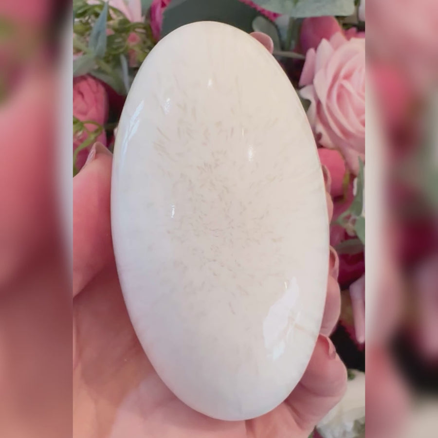 Beautiful Scolecite Lingam