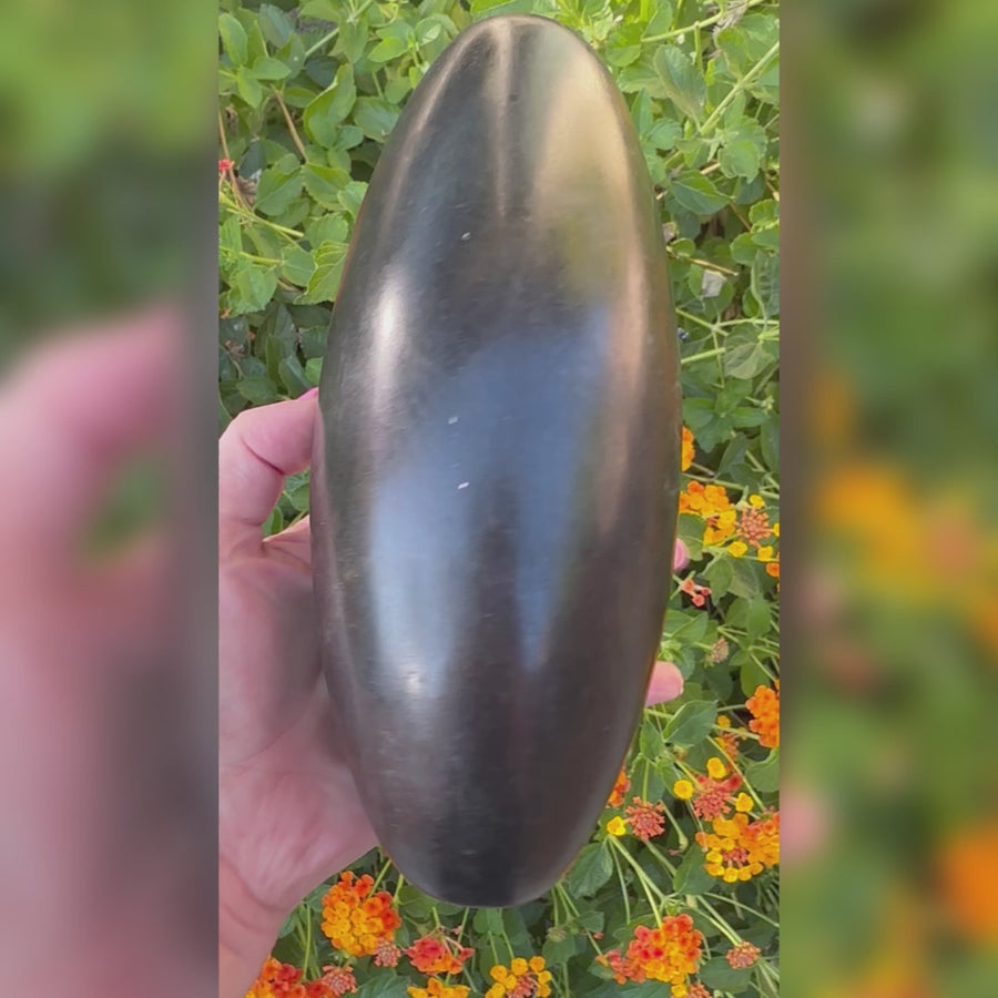 Huge Rare Black Shiva Lingam
