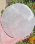 Large Round Selenite Charging Plate or Pedestal