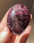 Rhodolite Garnet Palm Stone
