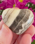 Banded Calcite Crystal Heart