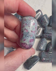 Ruby Kyanite Crystal Tumbles Over 1 lb.