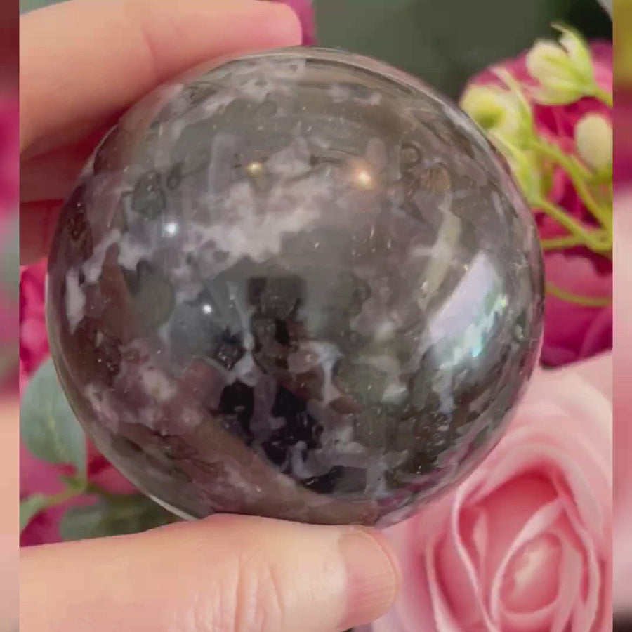 Gabbro Crystal Sphere