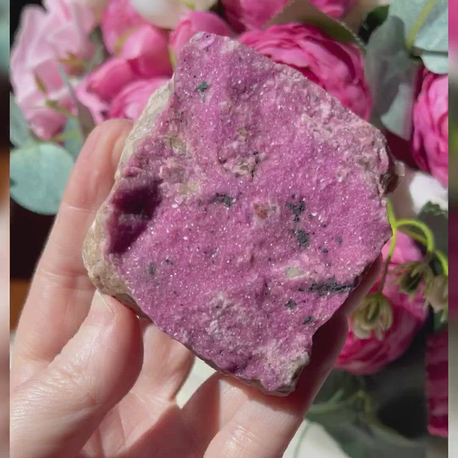 Large Natural Cobalto Calcite Crystal
