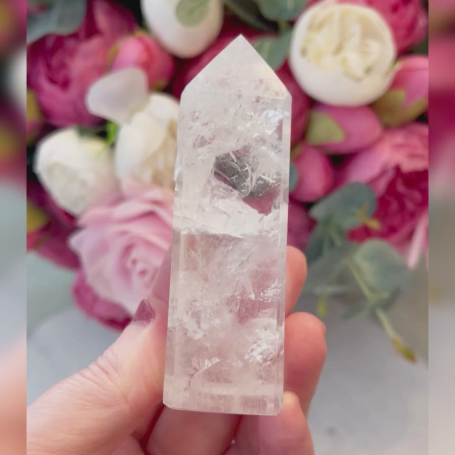 Clear Quartz Tower