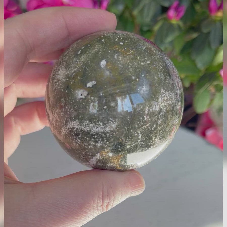 Jasper Crystal Sphere