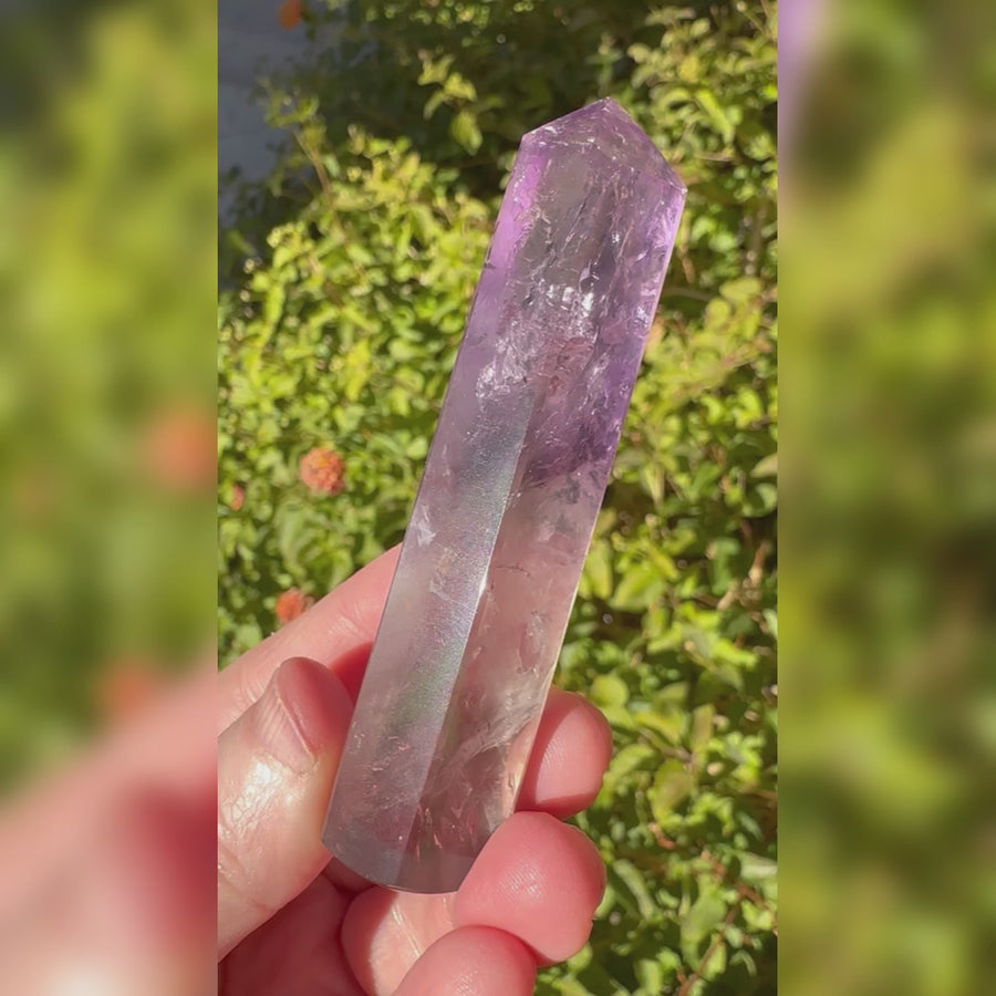 Amethyst Phantom Crystal Wand