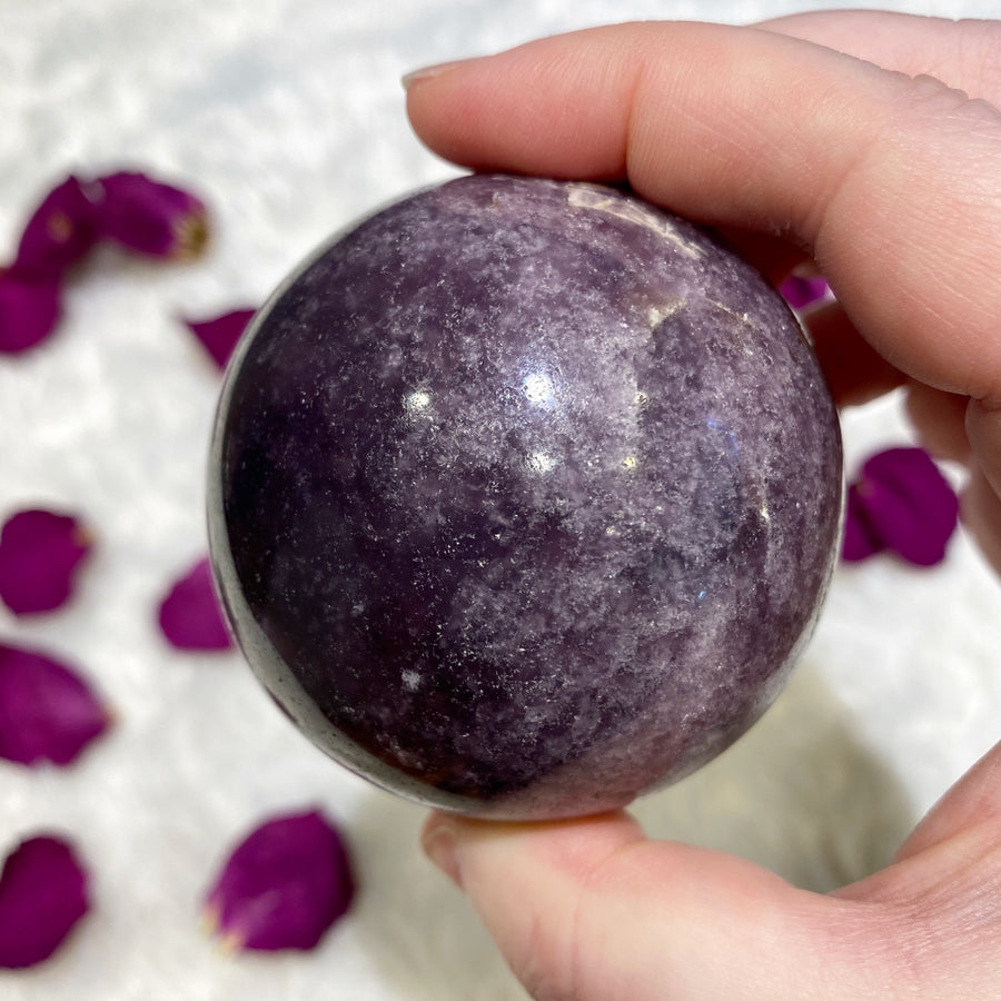 Lepidolite Sphere