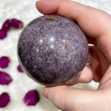 Lepidolite Sphere