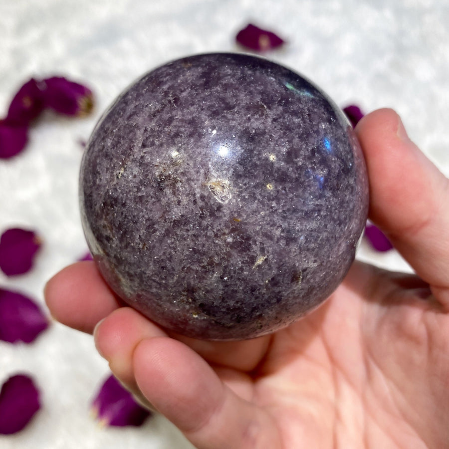 Lepidolite Sphere