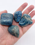 Large Rough Blue Apatite Tumbled