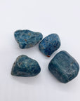 Large Rough Blue Apatite Tumbled