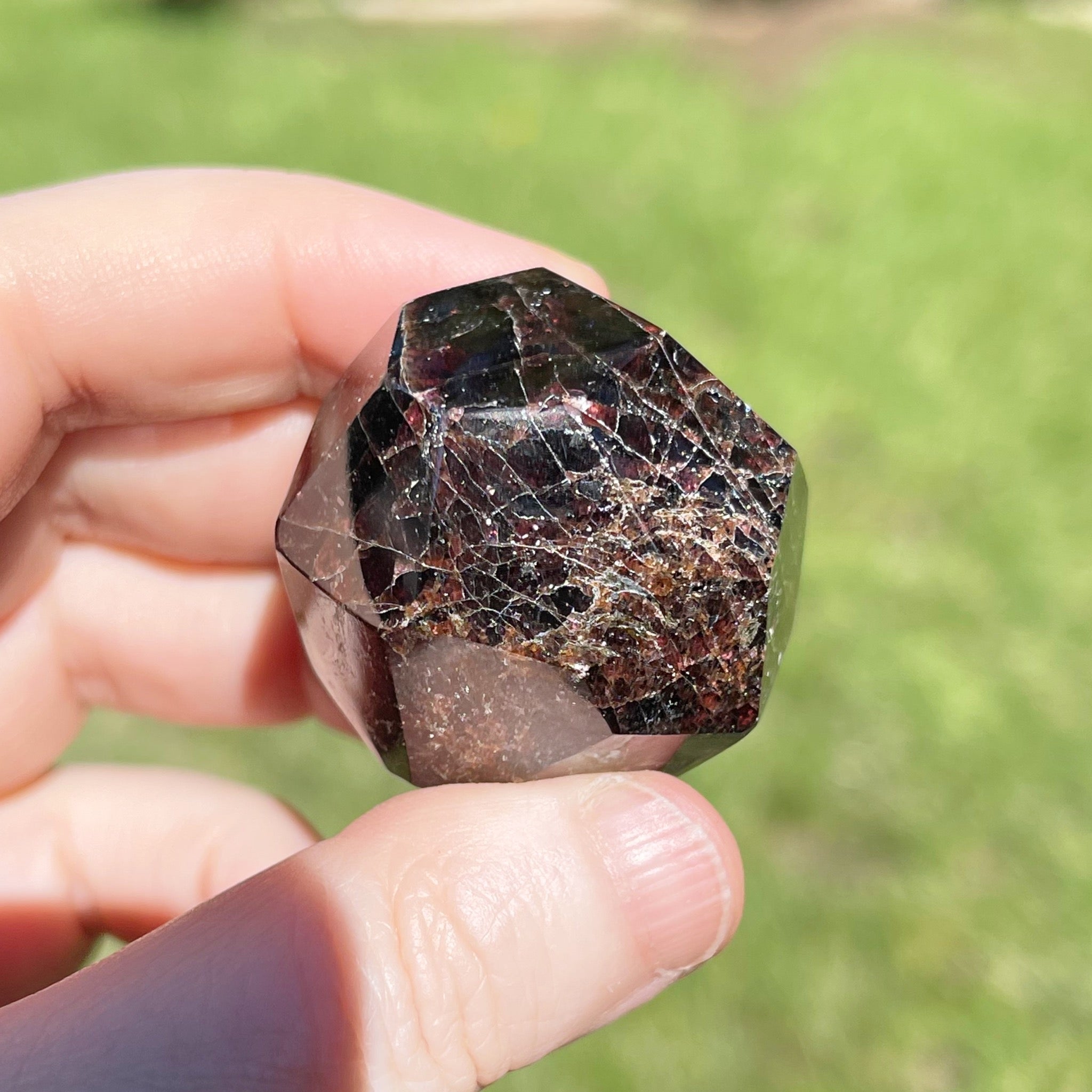 Natural Genuine Garnet Freeform – Luscious Earth Creation