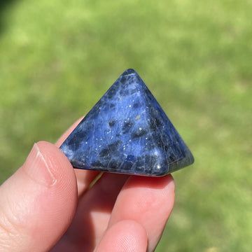 Sodalite Crystal Pyramids