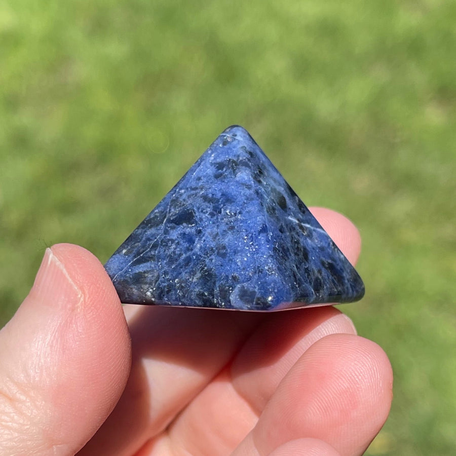Sodalite Crystal Pyramids