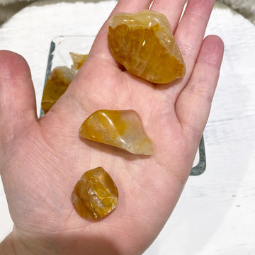 Golden Healer Quartz Tumbles