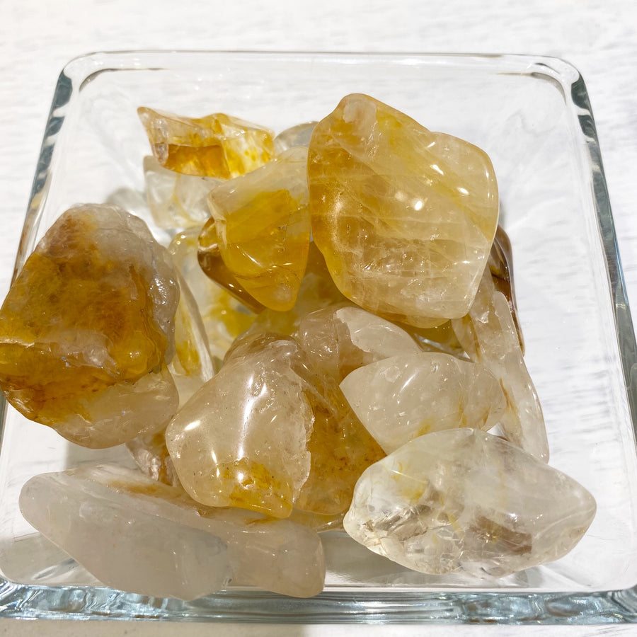 Golden Healer Quartz Tumbles