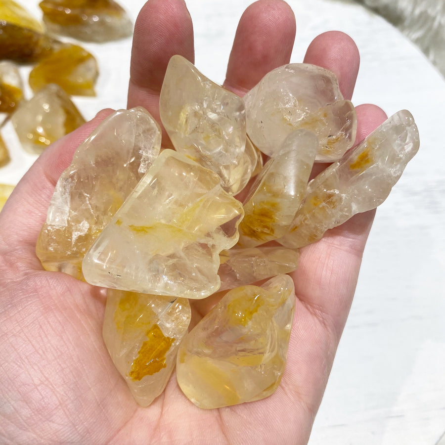 Golden Healer Quartz Tumbles