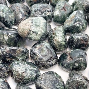 4 Seraphinite Crystal Tumbles