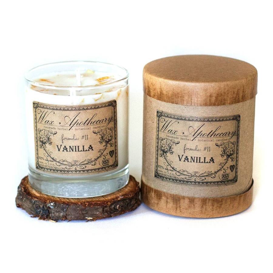 Handmade Vanilla Candle in Reusable Glass Tumbler