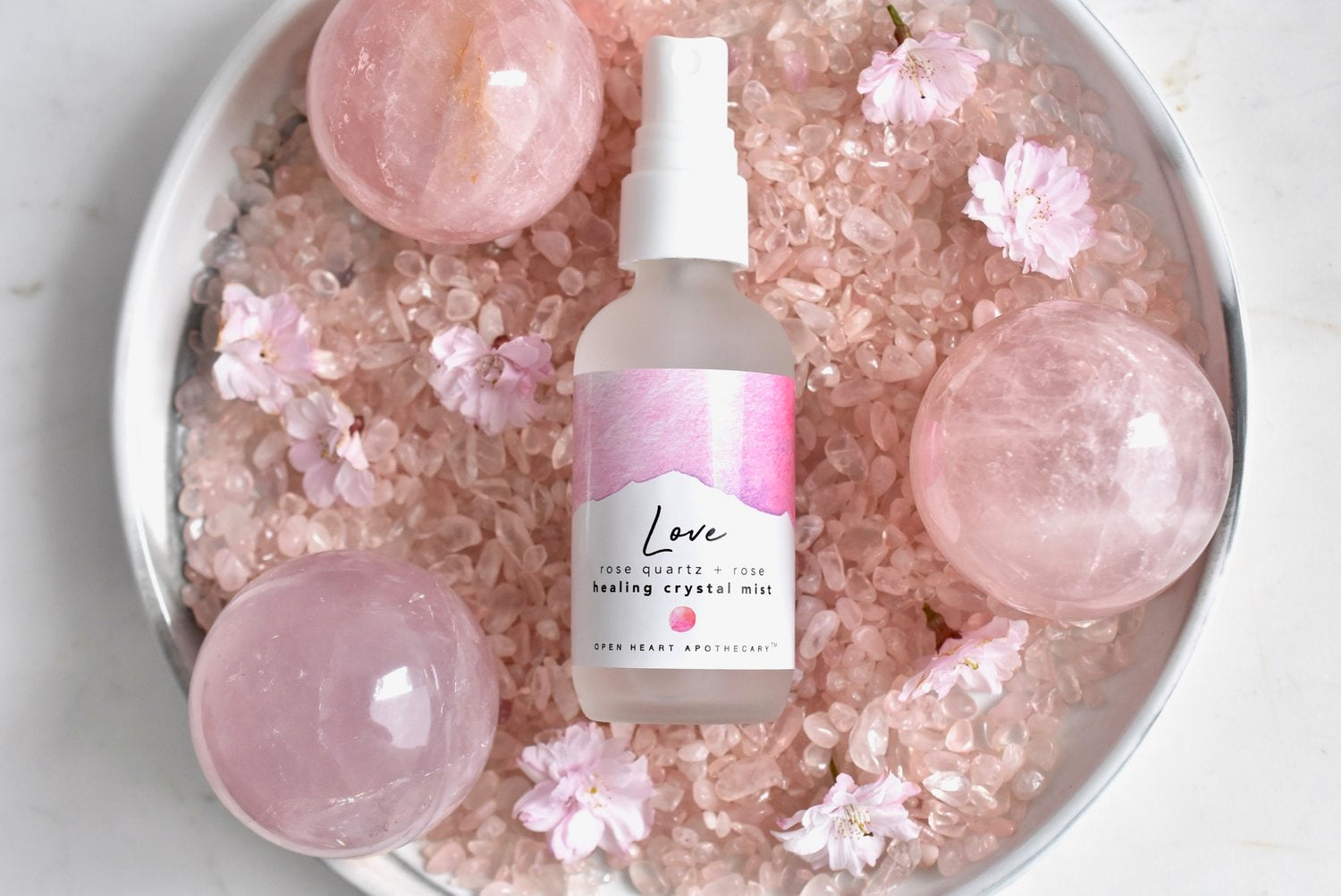 Rose Quartz Love Crystal Mist with Rose and Vanilla – Luscious