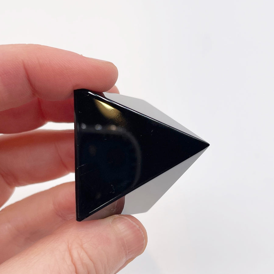 Black Obsidian Pyramid