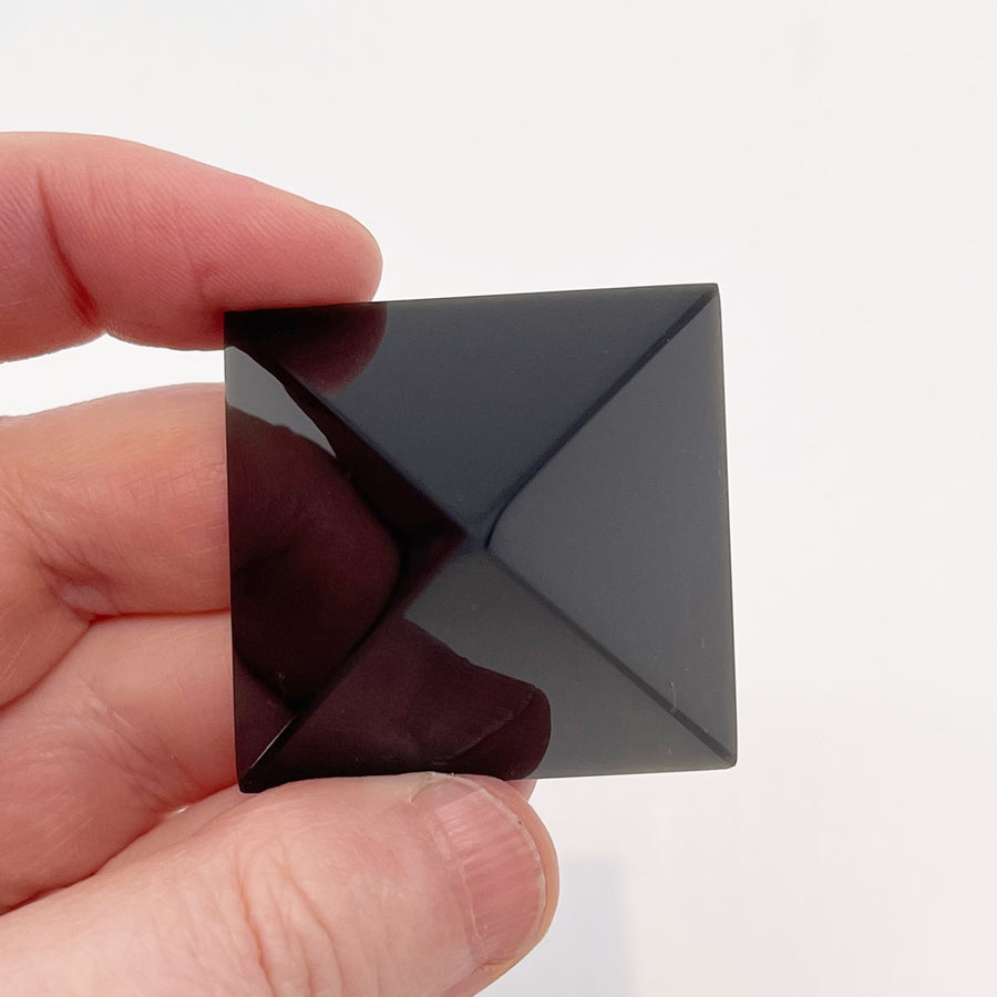 Black Obsidian Pyramid