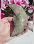 Large Gold Sheen Obsidian Moon