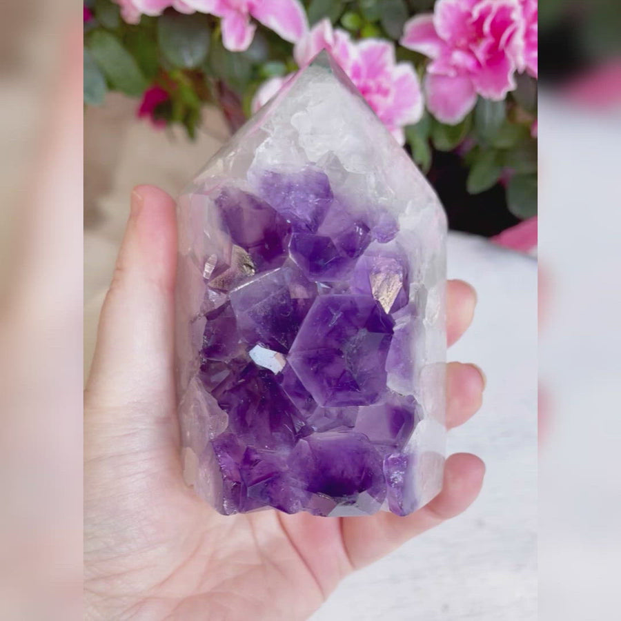 Amethyst Geode Tower