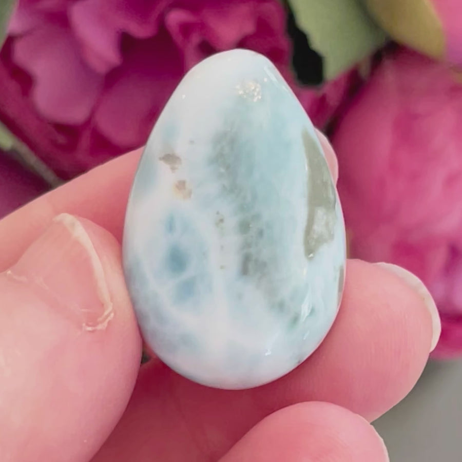 Natural Larimar Pendant Grade A