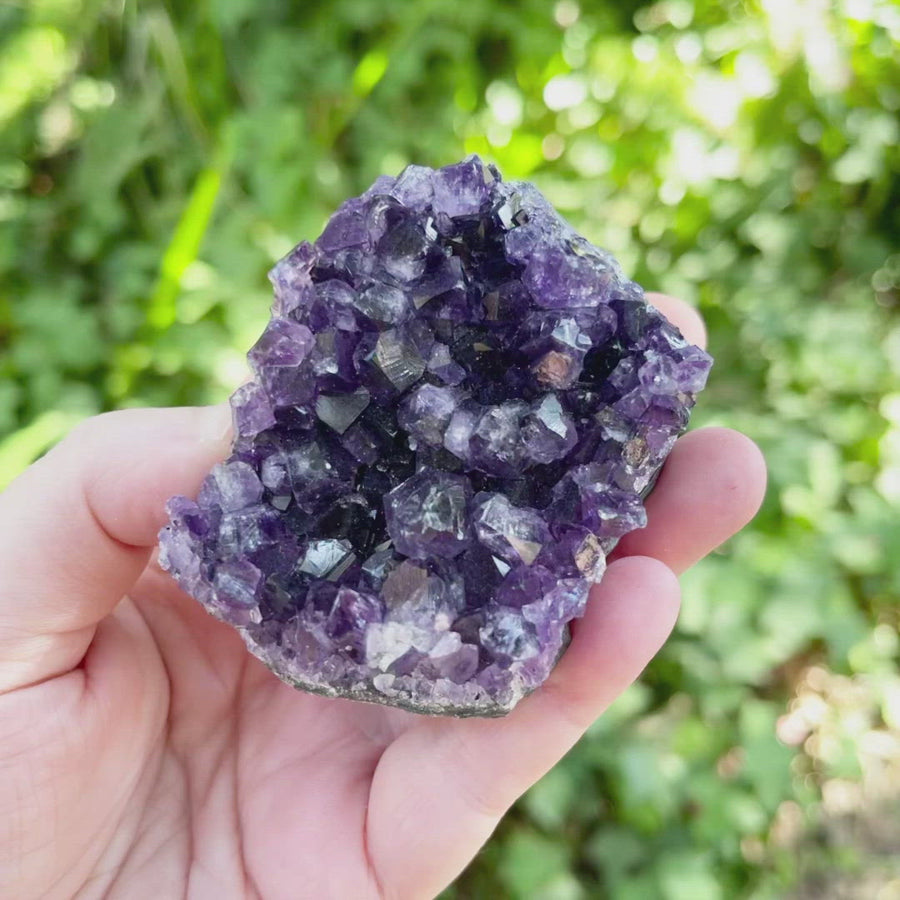 Amethyst Geode Crystal Cluster